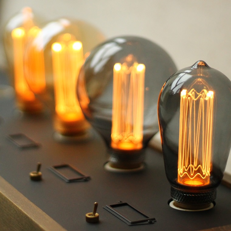 E26ノスタルジア GLOBEグレー(調光器対応)