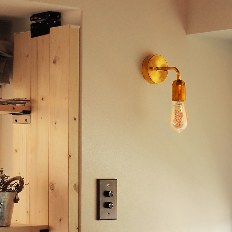 ★E26シングルブラケットブラス