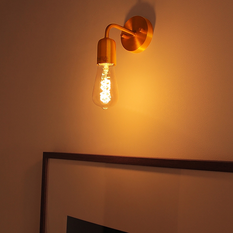 ★E26シングルブラケットブラス