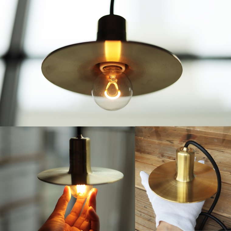 ☆KT ブラスペンダントライト 60 | 照明器具,ソケット,ペンダント