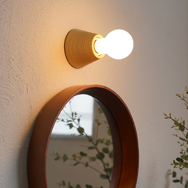 ★ウッドレセップカバー　ラウンド／コーン