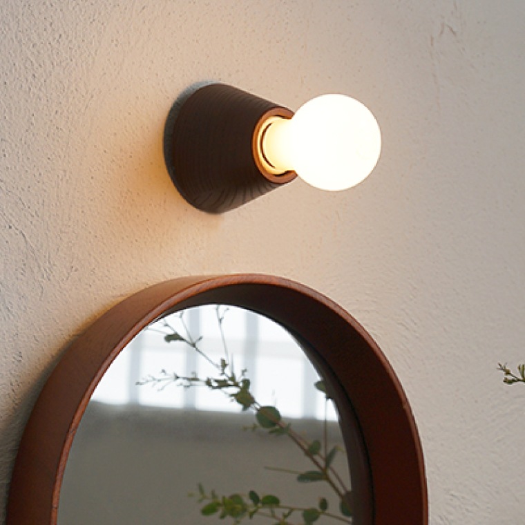 ★ウッドレセップカバー　ラウンド／コーン