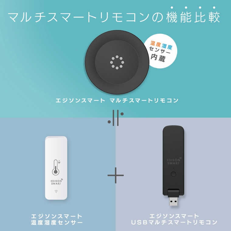 エジソンスマート 温度湿度センサー(Wi-Fi)