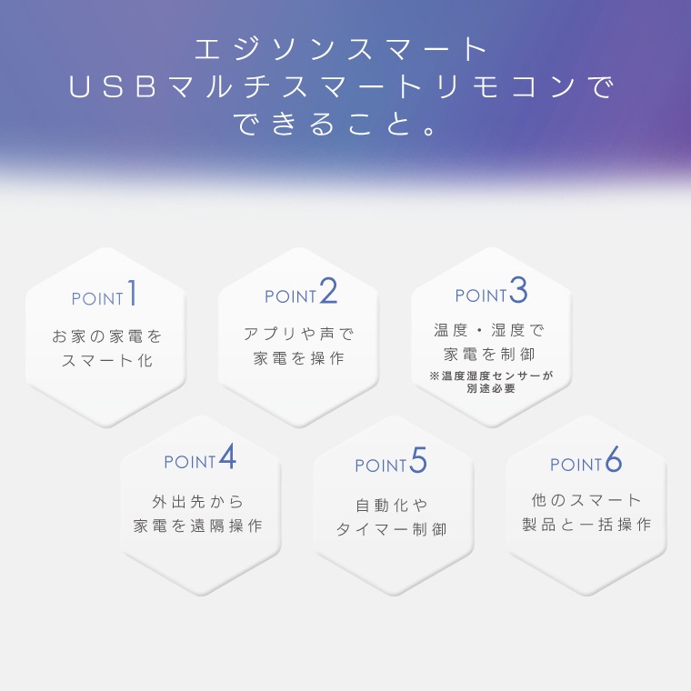 エジソンスマート USBマルチスマートリモコン(Wi-Fi)