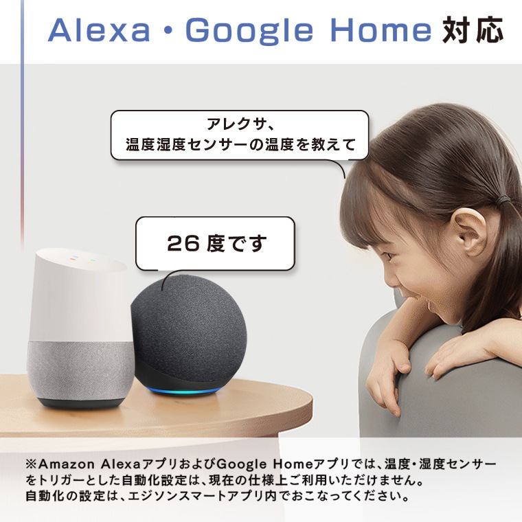 エジソンスマート 温度湿度センサー(Wi-Fi) 防水タイプ