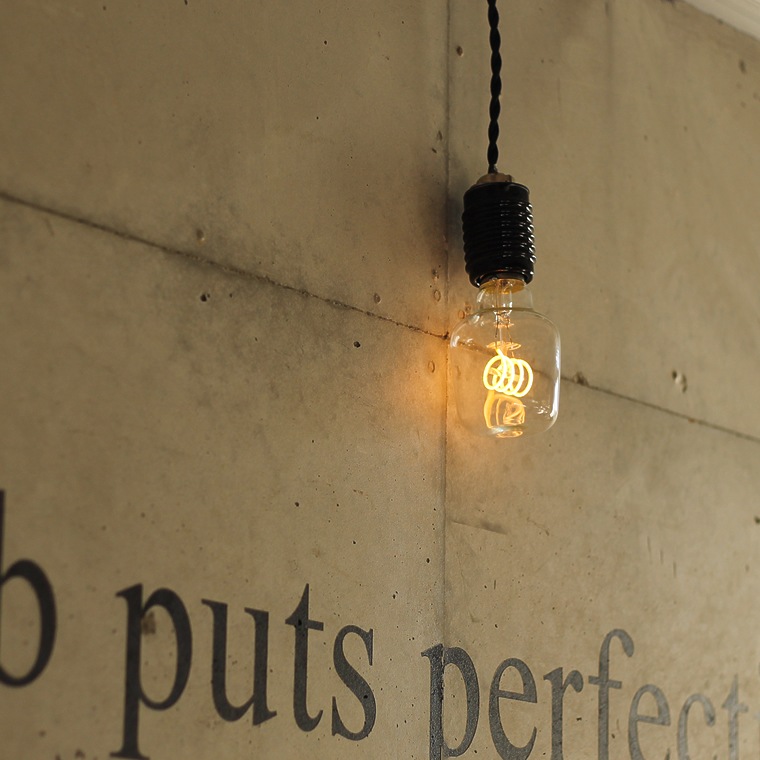 エジソンバルブLED E26スパイラル ボトルクリア(調光器対応)