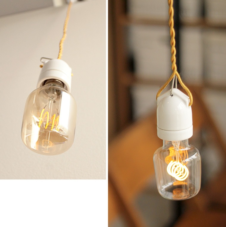 エジソンバルブLED E26スパイラル ボトルクリア(調光器対応