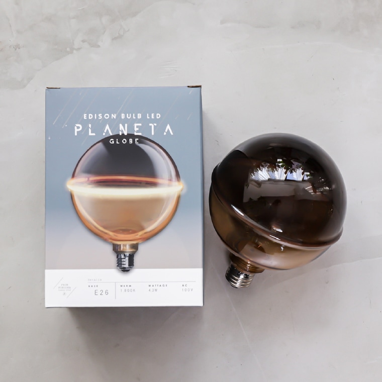 エジソンバルブLED E26 プラネタGLOBE(調光器対応)_DD-E26G130PL