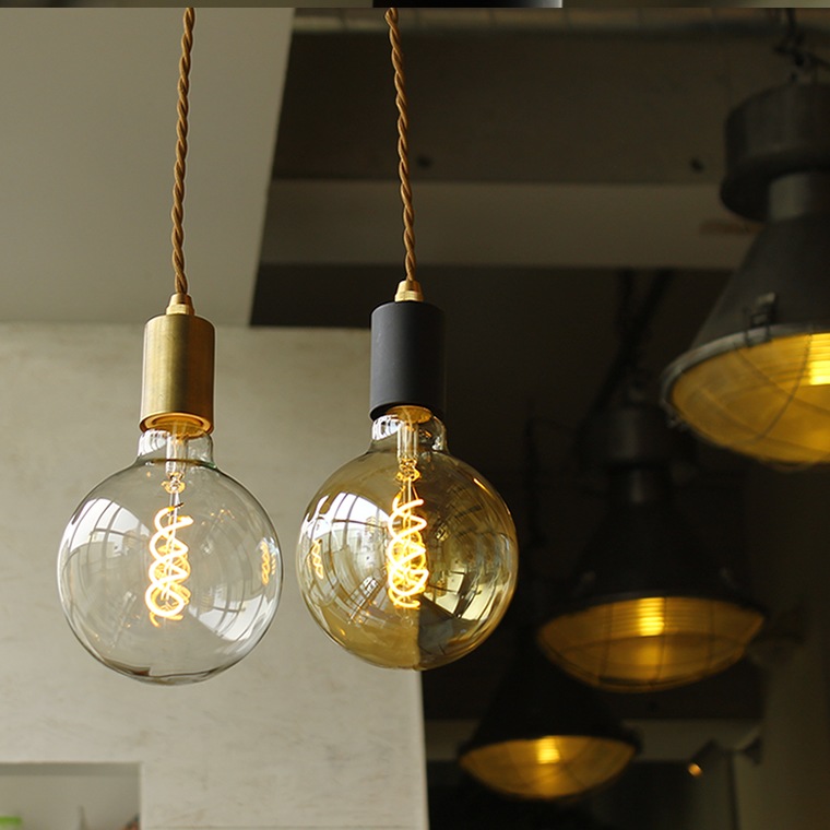 エジソンバルブLED E26スパイラル BIG GLOBEクリア(調光器対応)