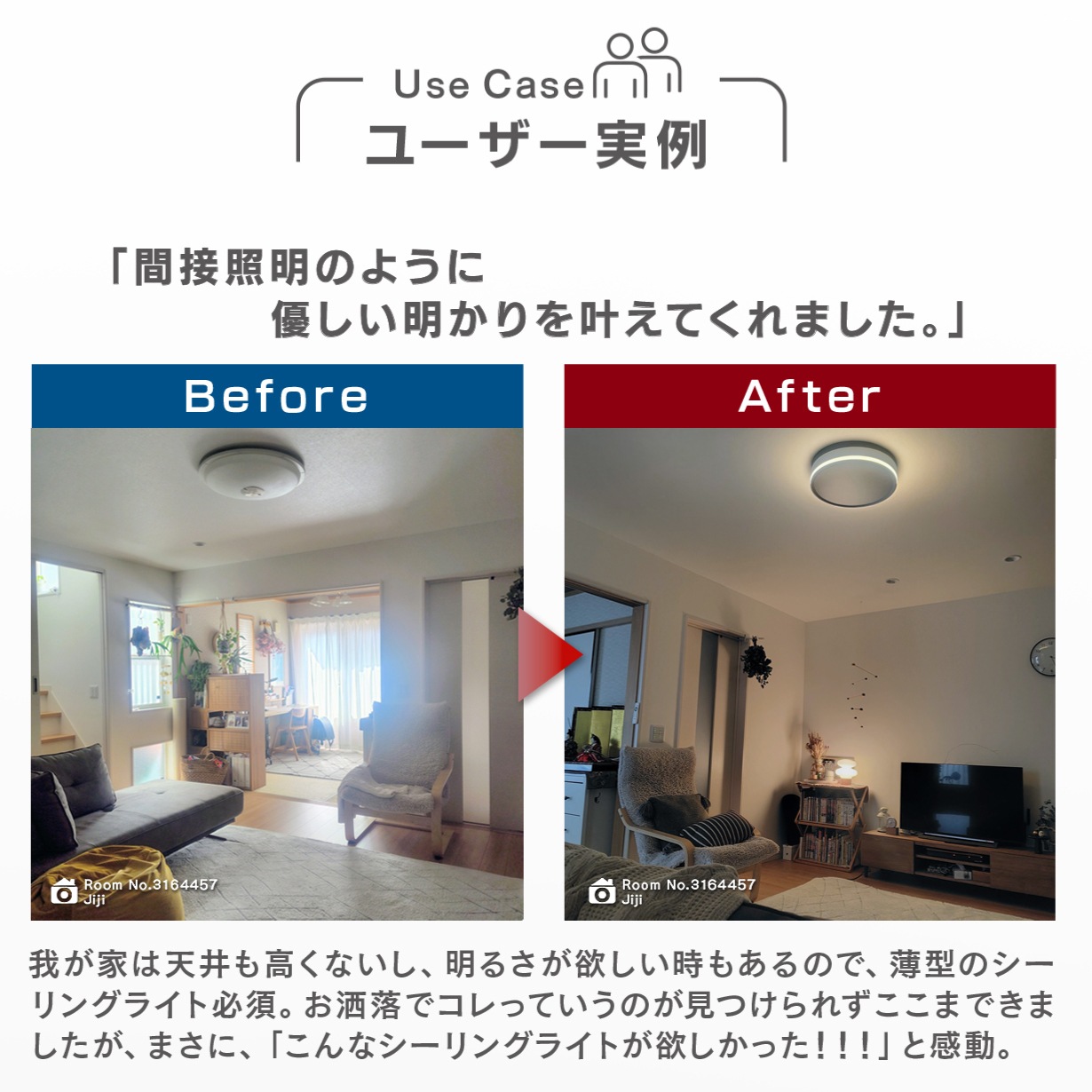エジソンスマート TREOシーリングライト ブラック