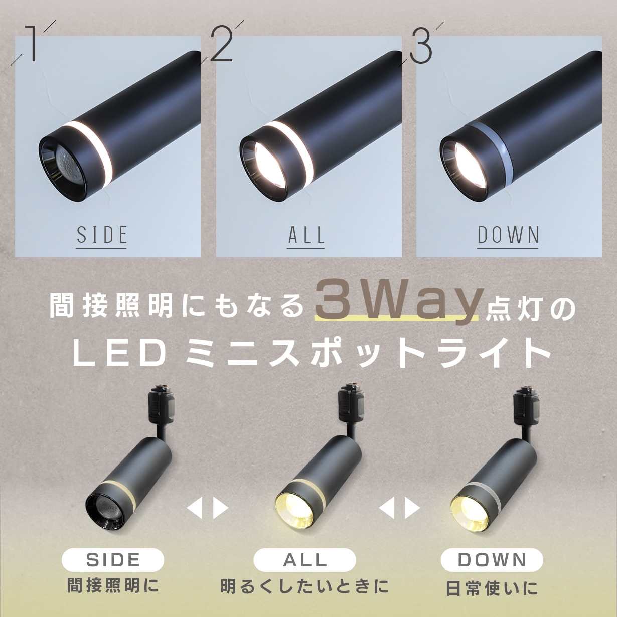 TREO】エジソンスマート トレオ ミニスポットライト ホワイト ダクト