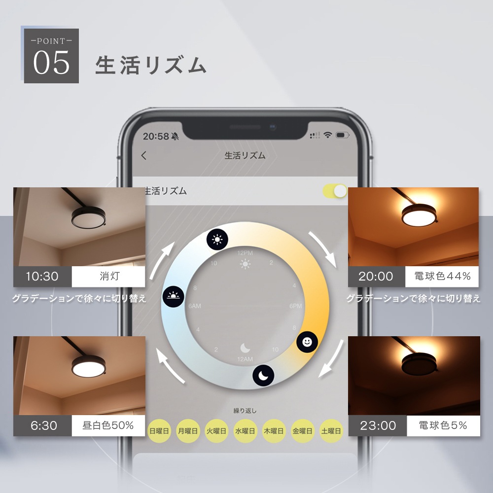 エジソンスマート デュアルシーリングライト ブラック DBC-RF50BKBK