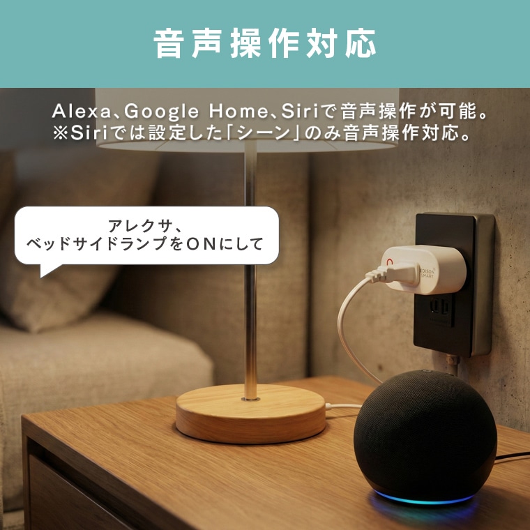 エジソンスマート スマートWi-Fiプラグ ブラック(Wi-Fi) DOP-F7S701BK