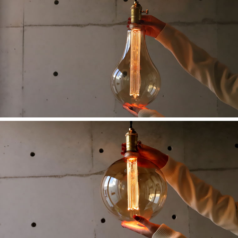 E26ノスタルジア BIGノーマルゴールド(調光器対応)_DD-E26A165NG