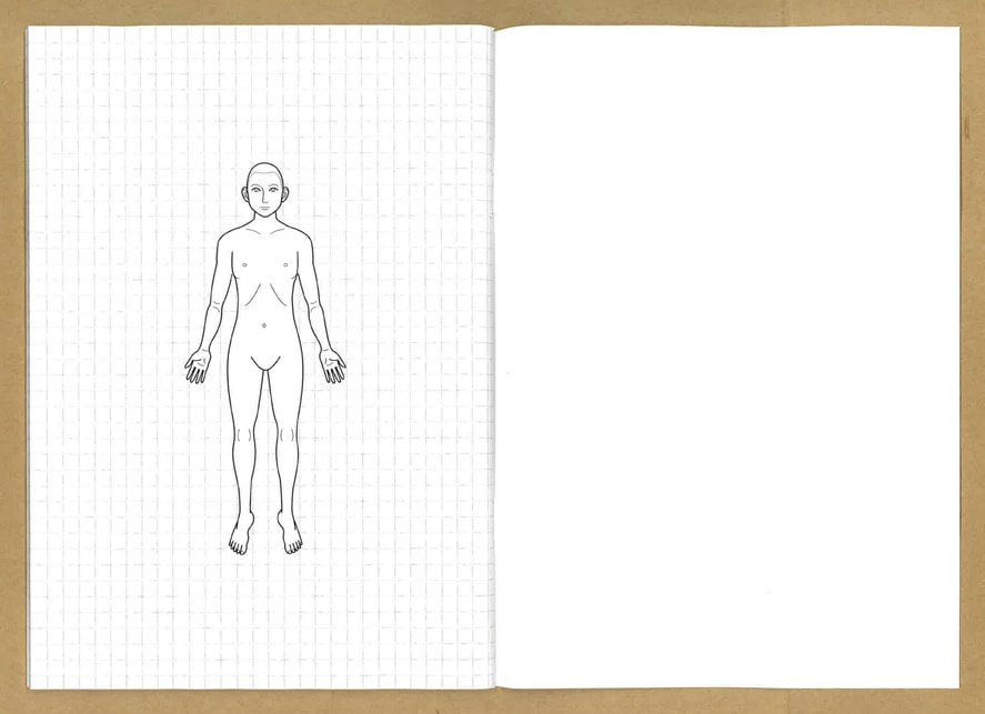 人体図イラストノート Jintaizu エディットノート 人体図イラストノート Jintaizu エディットノート