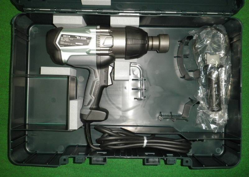 ☆品☆HITACHI 日立工機 22mm インパクトレンチ WR22SA ソケット ケース付き 100V 68024