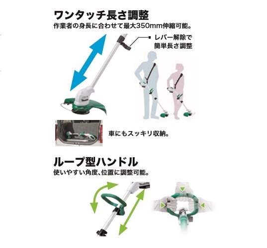 マキタ MUR100DZ 充電式草刈機 10.8Vスライドバッテリ対応 刈込