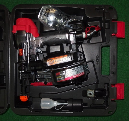 マックス HV-R32G2-G 32mm石膏ボード用高圧ねじ打機 タ