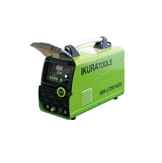 育良精機 ISK-LT201AD2 100V/200V兼用フルデジタル制御DCパルスTIG溶接 