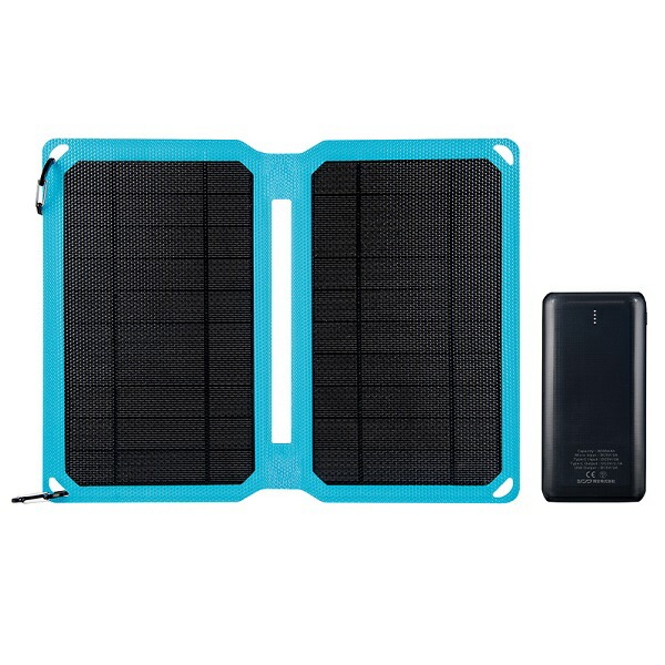 ちゃむ シンワ測定 78370 モバイルバッテリー ソーラーパネル付 レーザーロボ