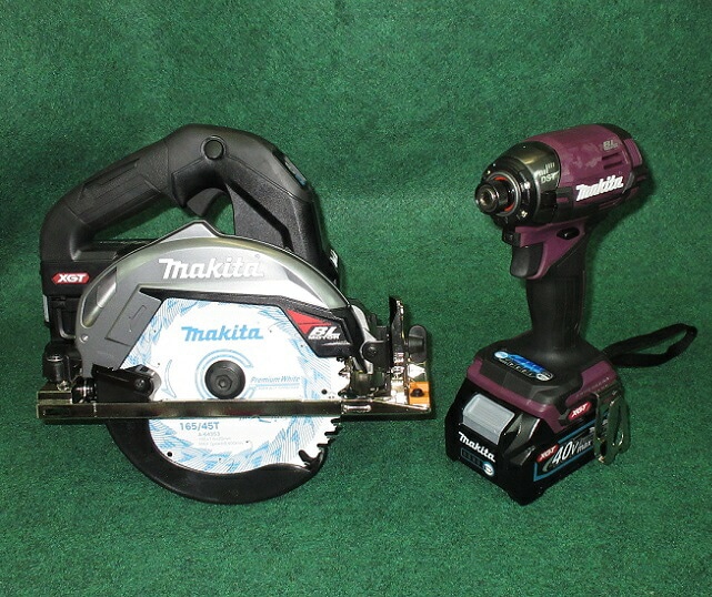 マキタ HS001GZB+TD002GZAP 40V max 165mm充電式マルノコ 黒+ 
