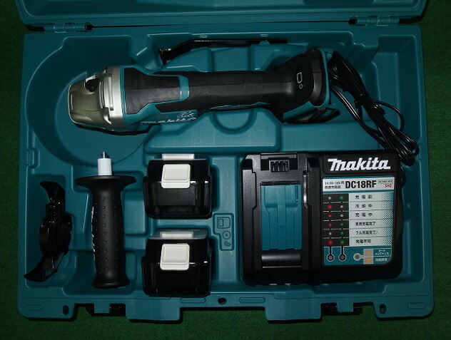 マキタ GA508DRGX 18V-125mmブレーキ付充電式ディスクグラインダ マキタ GA508DRGX 18V-125mmブレーキ付充電式ディスクグラインダ