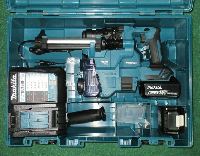 未使用 マキタ 18V 6.0Ah 18mm ハンマドリル HR183DRGXV 集じんシステム付