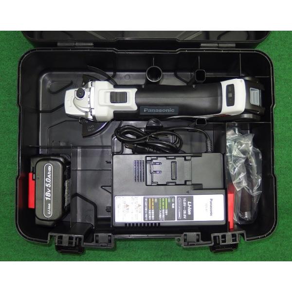 パナソニック EZ46A1LJ2G-H 18V-100mm充電ディスクグラインダ－ 18V Panasonic EZ 46A1LJ2G-H グレー 18V
