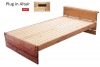 国産ひのきベッドフレーム　すのこベッド Plugin Altair (プラグイン・アルタイル) ／シングル