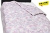 訳あり特価！西川の羽毛肌掛けふとん シングルSL 花柄ピンク 4B20009