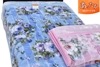 西川の合わせ毛布 WS3253花柄 シングル