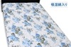 吸湿綿入り敷パッド シングル CSP4012-6ブルー花柄 