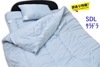 訳あり特価！SDLサラドラ合繊組ふとん　(掛敷枕セット)セミダブル、ブルー