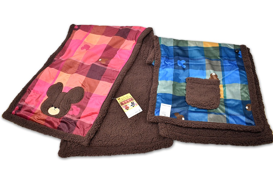 くまのがっこう、西川もこもこショールブランケット KG1500 | ふとん
