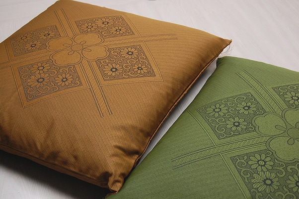 八端判座布団武田菱５枚組 八端判カバー付き座布団 ・フクレ武田菱59×63cm | インテリア