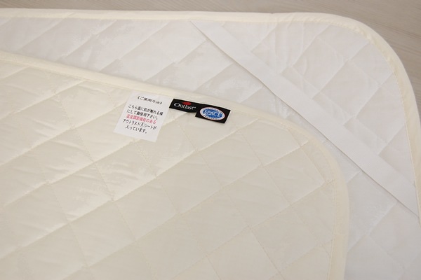 アウトラスト2点セット　パッドシーツ　SPAスポーツ　シルバー　シングルサイズ 180662c.jpg