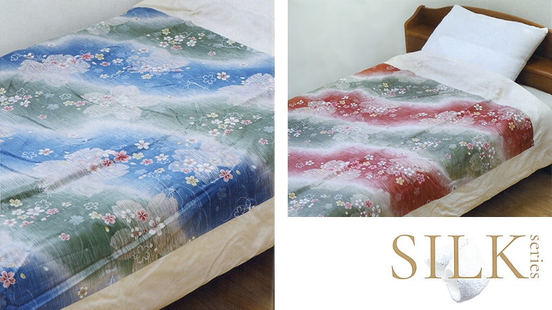 手造り真綿ふとん 増量 1kg シルク100％ シングル 3717b