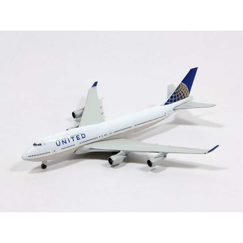 ユナイテッド航空 B747-400 herpa 1/500 ユナイテッド航空B747-400 herpa 1/500