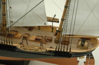 WDJ-4104 木製帆船模型 1/75 咸臨丸（帆付）
