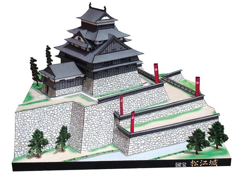 FCT-4854 ファセット／ペーパークラフト 1/300 国宝 松江城 | すべての