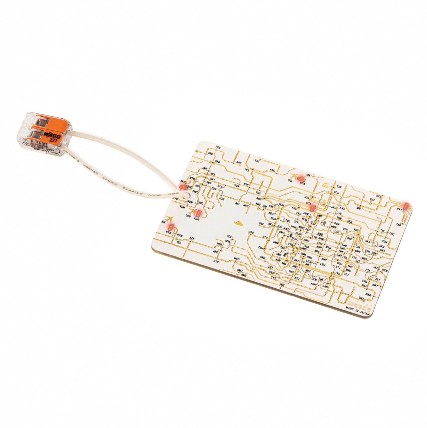 DG-5387 FLASH 関西回路線図 バッグタグ | すべての商品 | えがおプラス