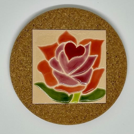 スペイン タイル 木箱 大1小2 セット 花柄 バレンシアタイル ※バラ売り