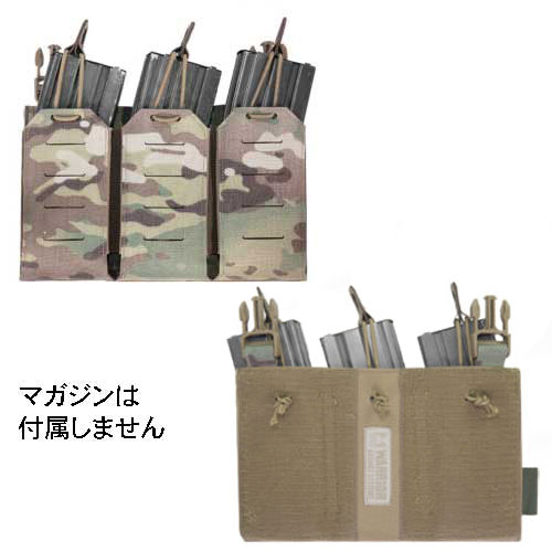WARRIOR ASSAULT SYSTEMS ウォーリア レーザーカット 着脱式 3連バンジ