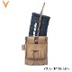VelocitySystems �٥����ƥ������ƥॺ HELIUM WHISPER SINGLE M4 MAGAZINE POUCH ���󥰥�M4�ޥ�����ݡ���