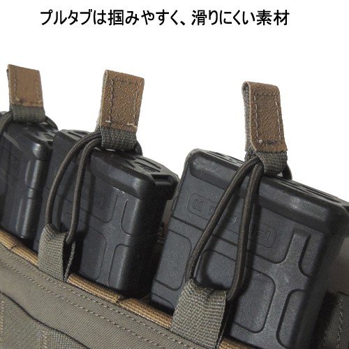 Mayflower RC by VelocitySystems Helium Whisper Triple 5.56 Magazine Pouch 5.56 M4 �ȥ�ץ�ޥ�����ݡ���