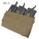 Mayflower RC by VelocitySystems Helium Whisper Triple 5.56 Magazine Pouch 5.56 M4 �ȥ�ץ�ޥ�����ݡ���