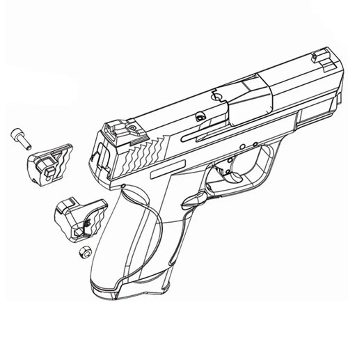 RECOVER TACTICAL MCH M&P 9mm/40 Double Stack ���㡼���󥰥ϥ�ɥ�