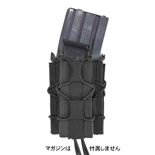 WARRIOR ASSAULT SYSTEMS Single Quick Mag with Single Pistol Pouch ���󥰥륯���å��ޥ� �ԥ��ȥ�ޥ��ݡ��� M4 7.62�� M14�ʤɳƥޥ������б� �ȥԥ��ȥ�ޥ� W-EO-SQM-SP