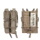 WARRIOR ASSAULT SYSTEMS Single Quick Mag with Single Pistol Pouch ���󥰥륯���å��ޥ� �ԥ��ȥ�ޥ��ݡ��� M4 7.62�� M14�ʤɳƥޥ������б� �ȥԥ��ȥ�ޥ� W-EO-SQM-SP