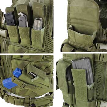 CONDOR OUTDOOR ����ɥ륢���ȥɥ� CROSS DRAW VEST �������ɥ����٥��� CV